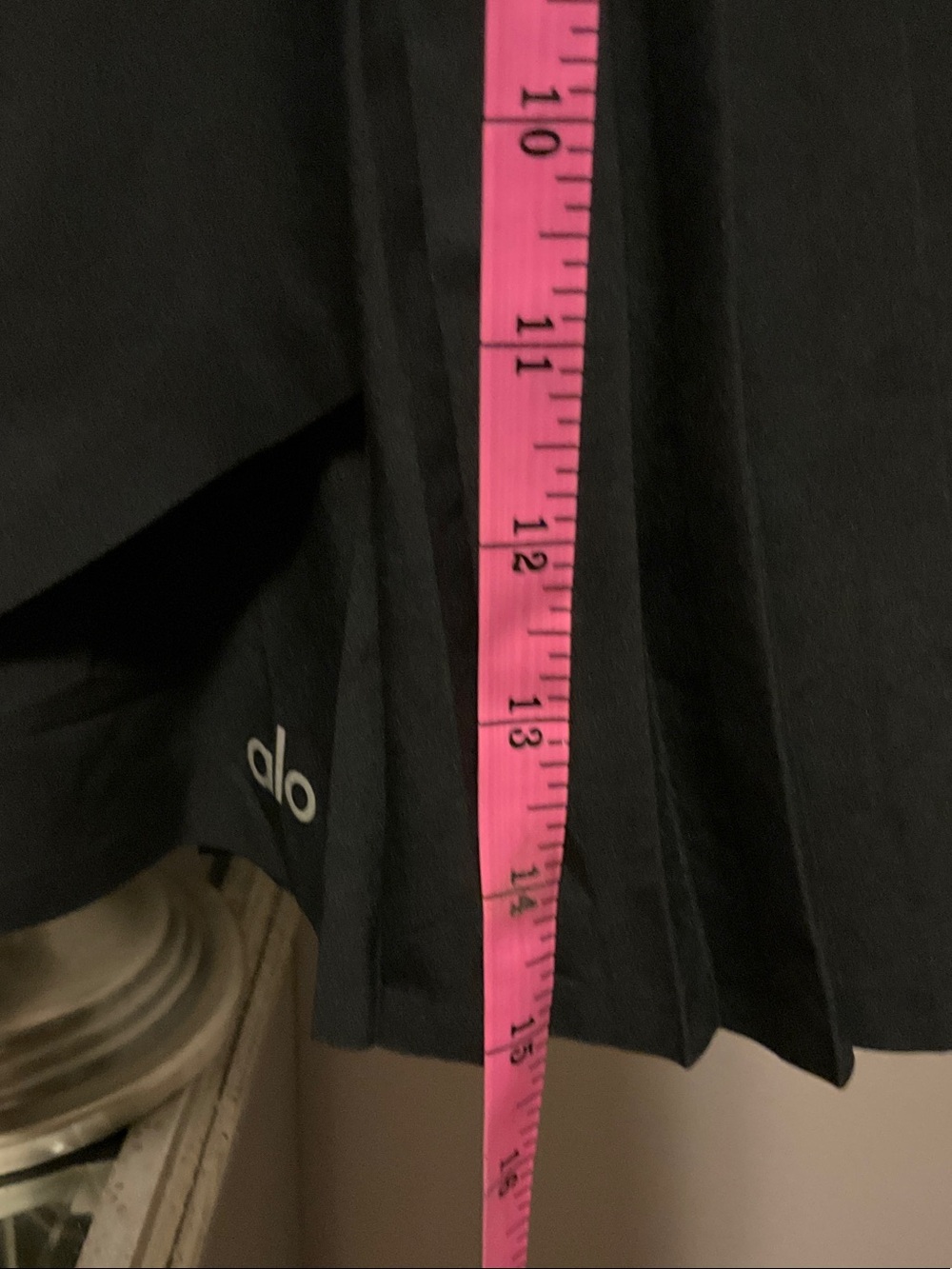 ALO Yoga Black Pleated Athletic Skirt - Picture 11 of 12